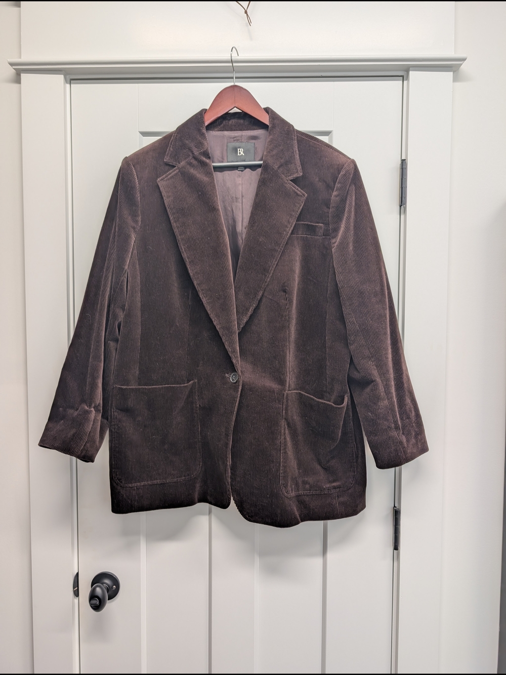 Banana Republic Dark Brown Corduroy Blazer Jacket